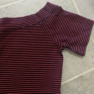 J Crew boatneck striped tee